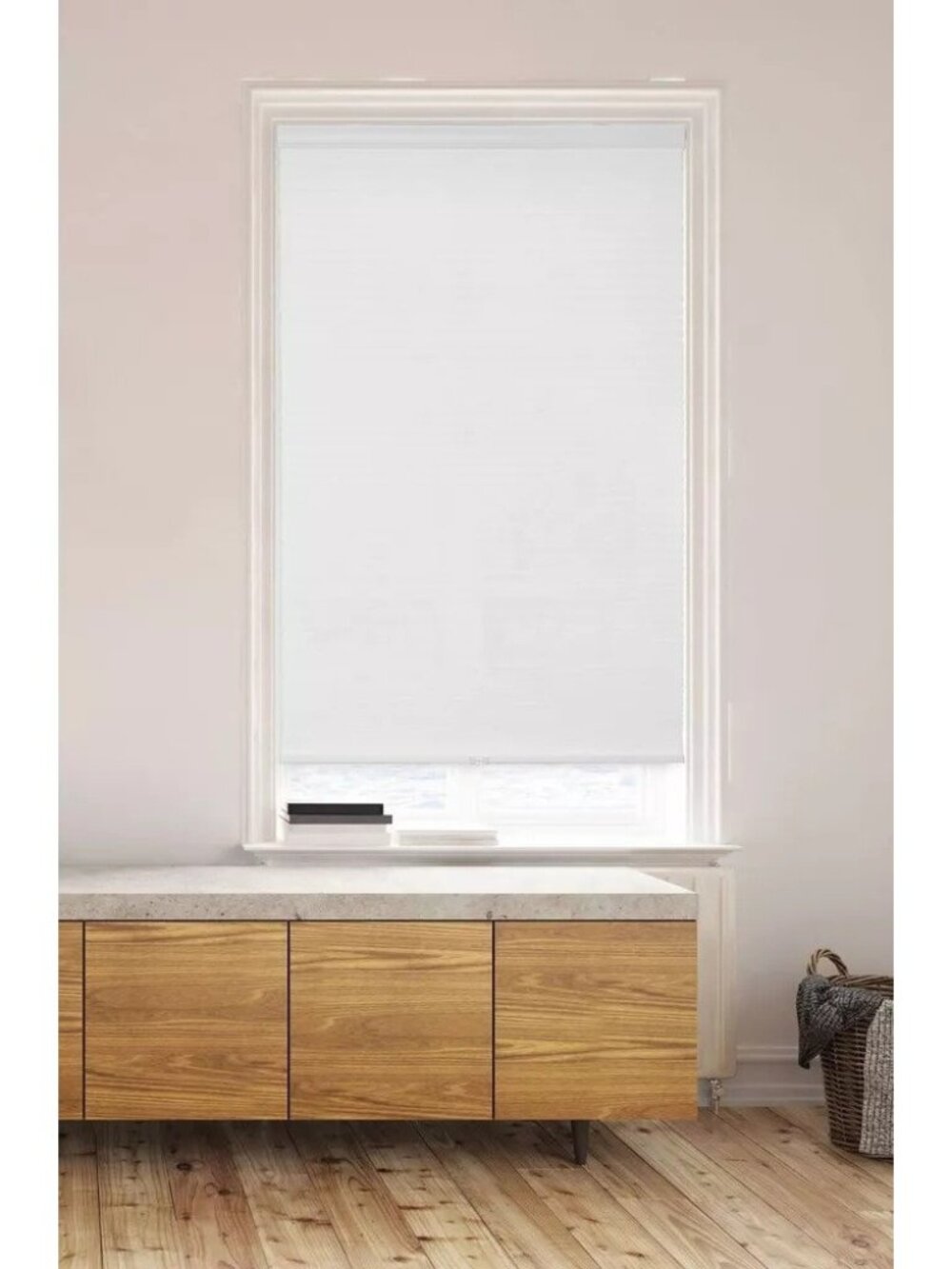 Lumi Light Filtering Solid White Cordless Cellular Window Shade Blind 23" x 72"